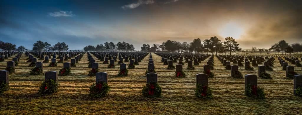 Wreaths Across America  panorama