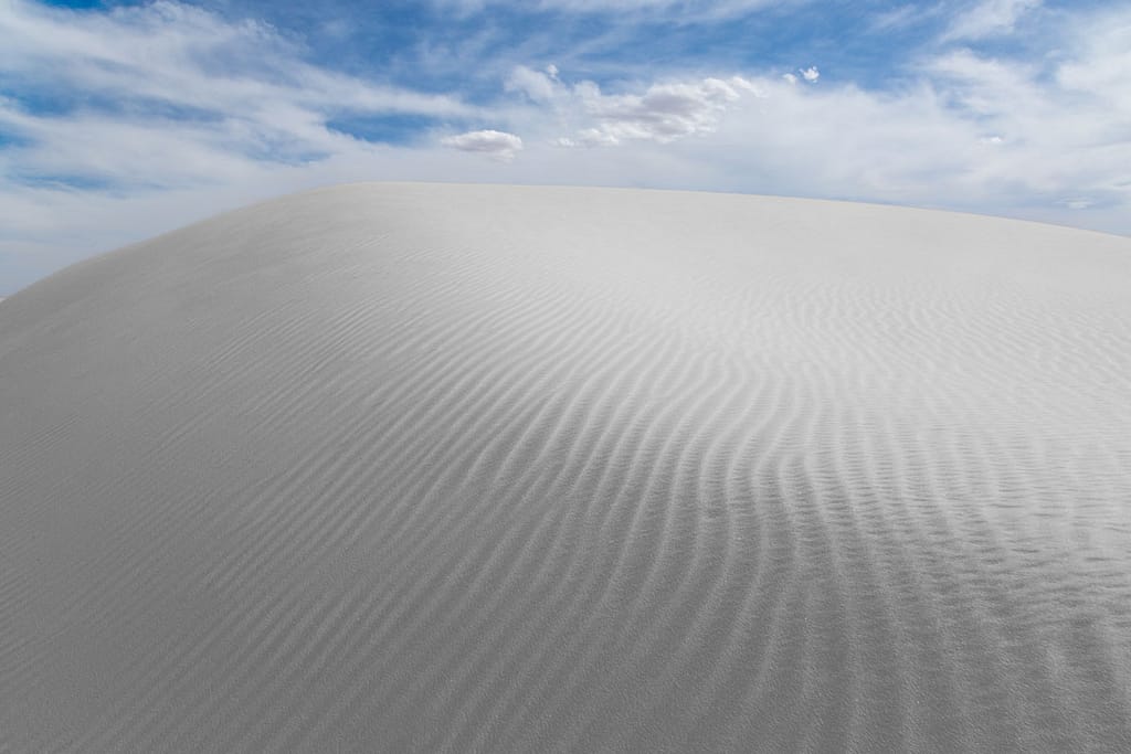 white sands