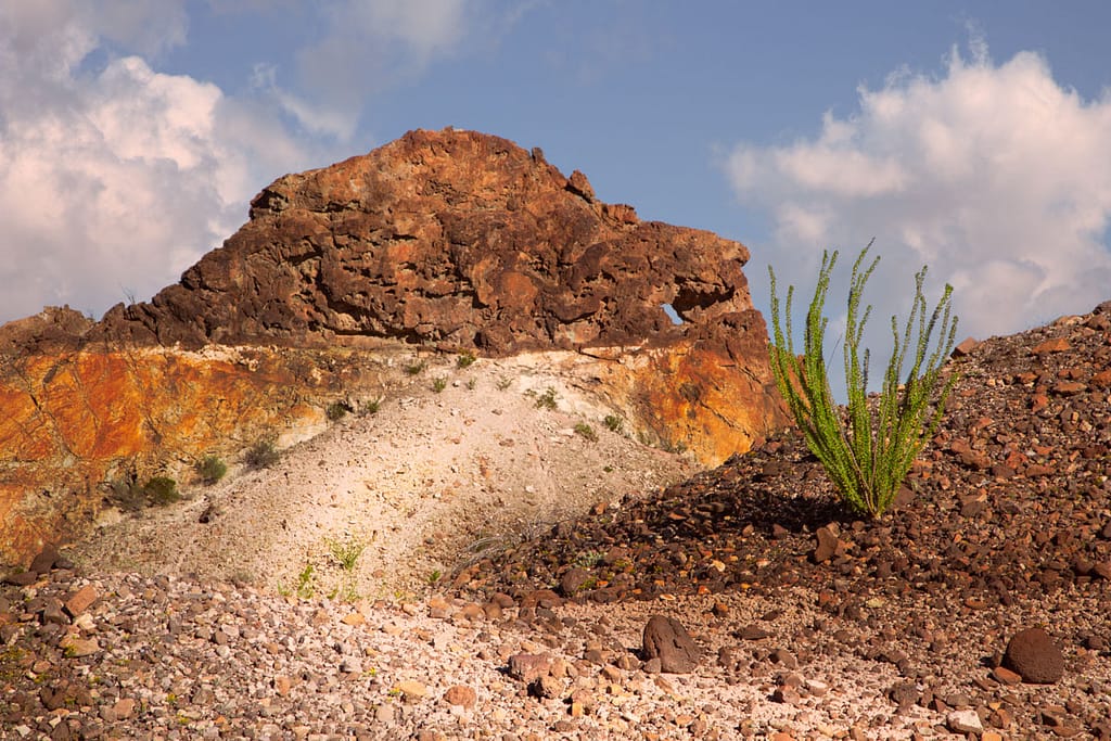 rock with window big bend