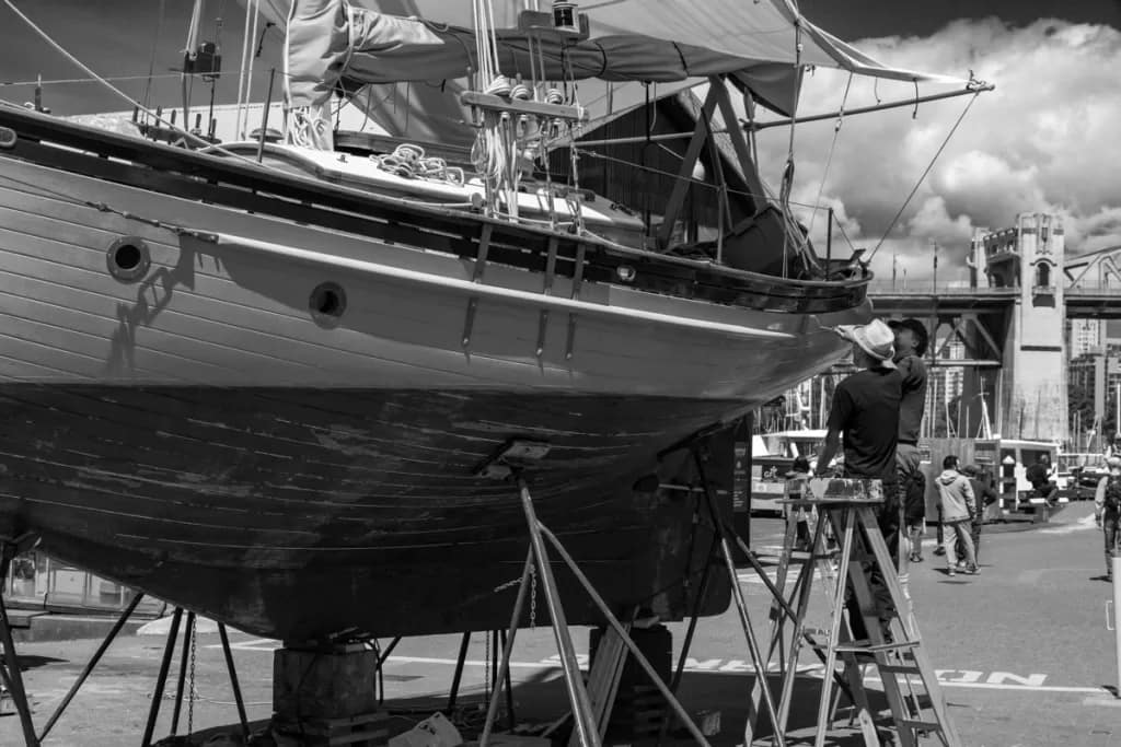 Vancouver Painting The Sailboat