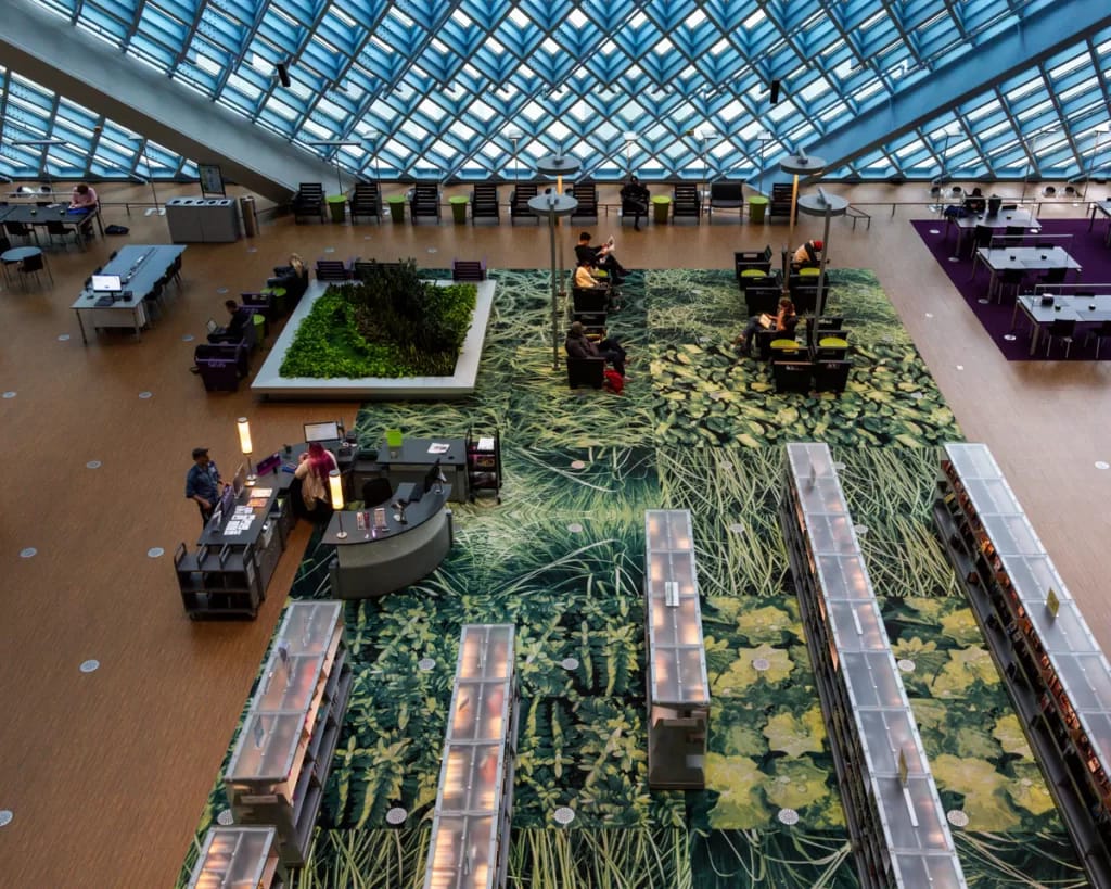 Seattle Public Library Living Room