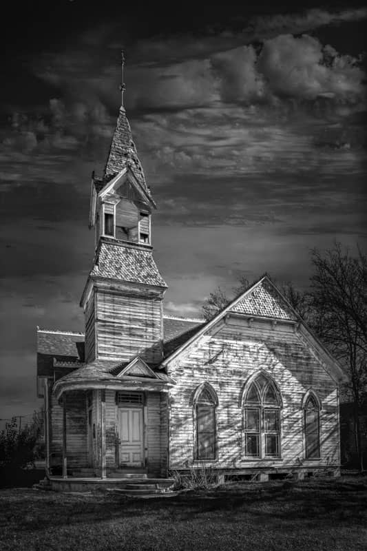 character church in ruin