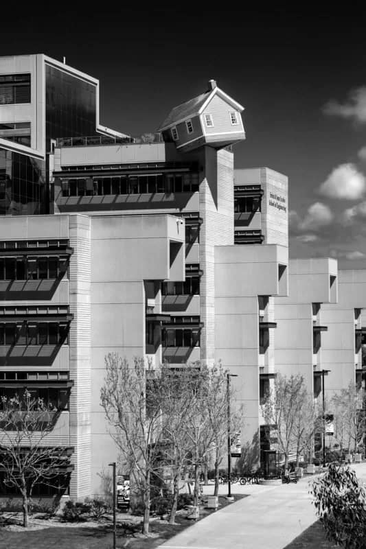 "Fallen Star" and Jacobs Hall UC - San Diego