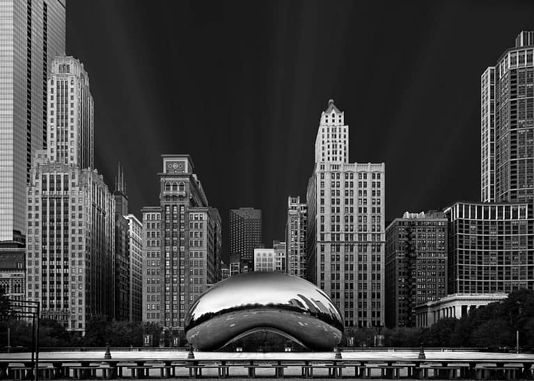 cloud gate the bean chicago