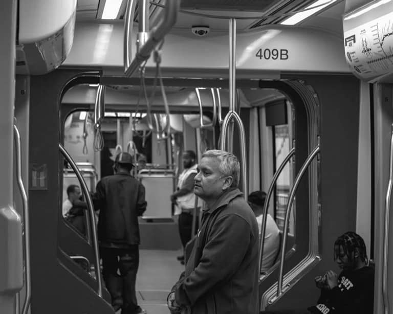 Street Photography In Houston - Weary Rider