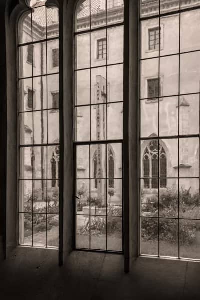 Window View from the Cloisters of Paradise Court